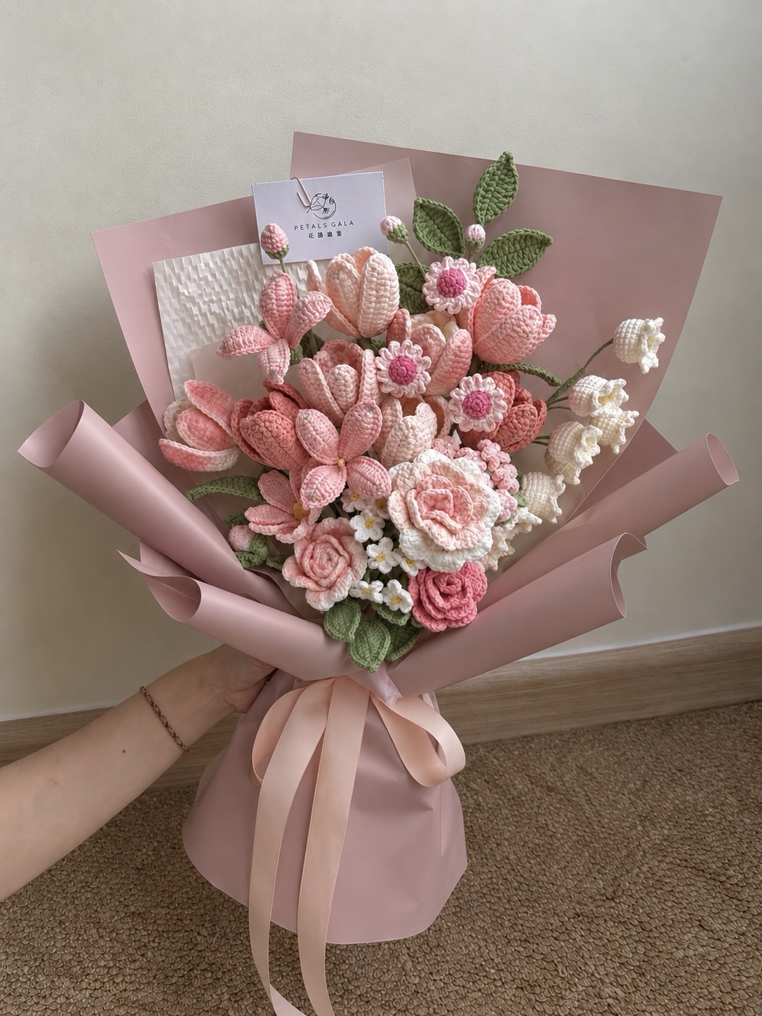 Tulip Mix Pink Theme Bouquet M Size 粉色系郁金香混搭花束