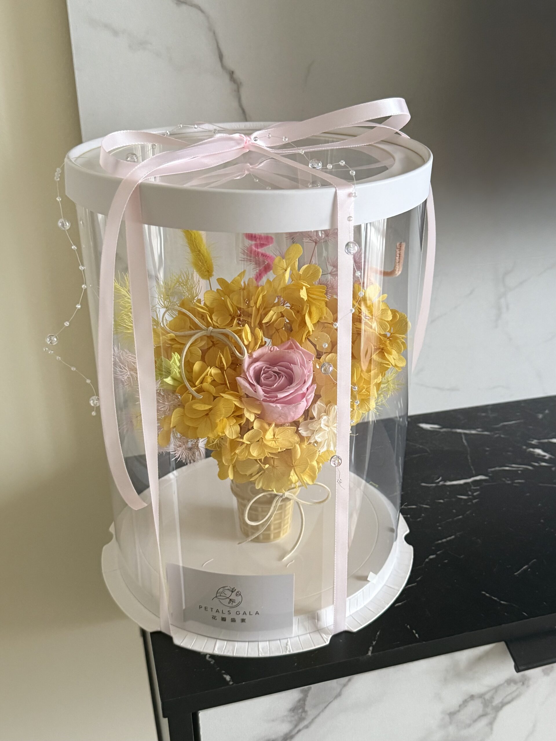 粉黄冰淇淋 Yellow Pink Theme Ice Cream - Image 5