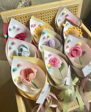 撞色迷你花束 Contrasting Design Bouquet