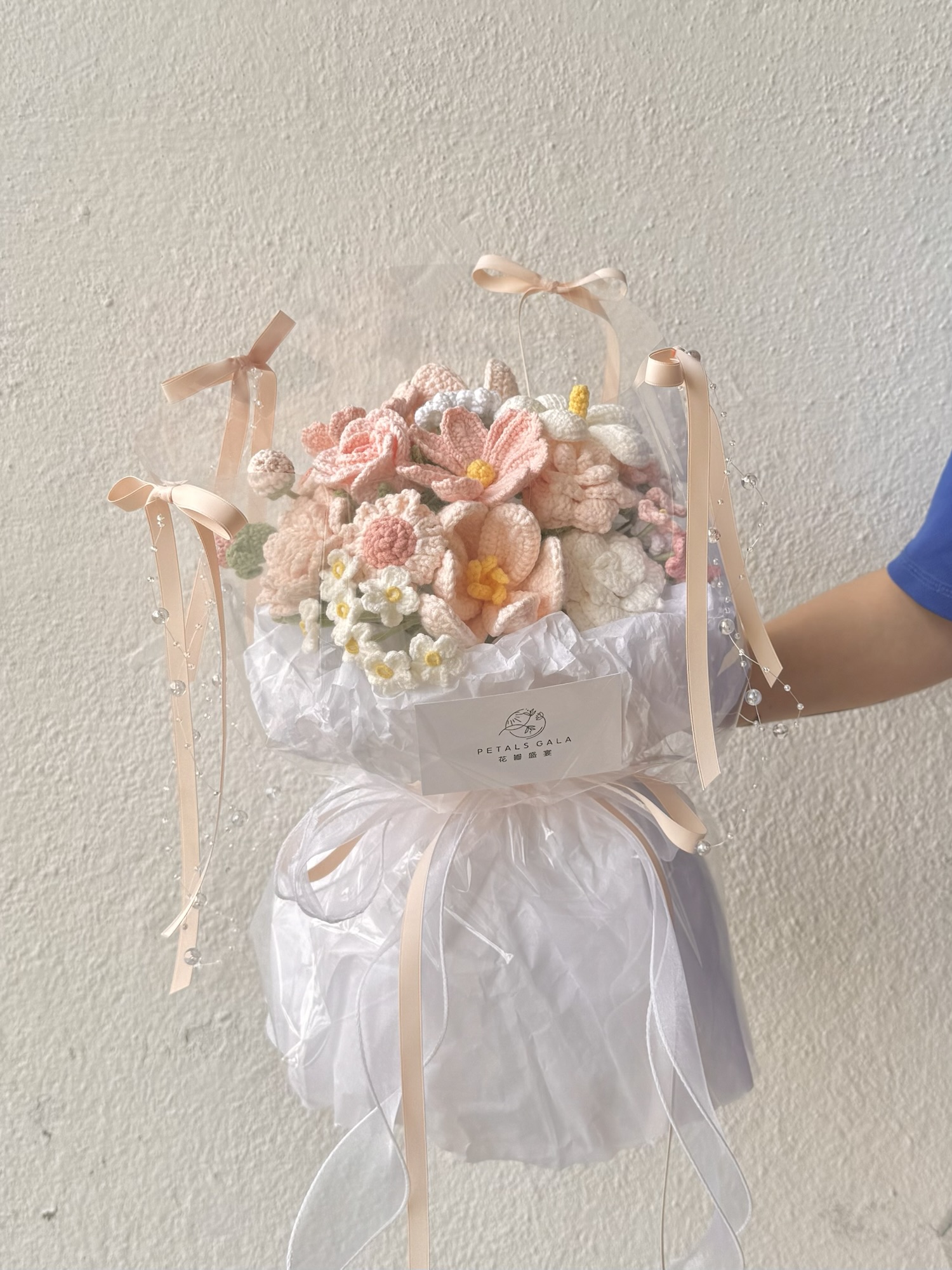 梦幻粉 Dreamy Pink Round Bouquet - Image 2