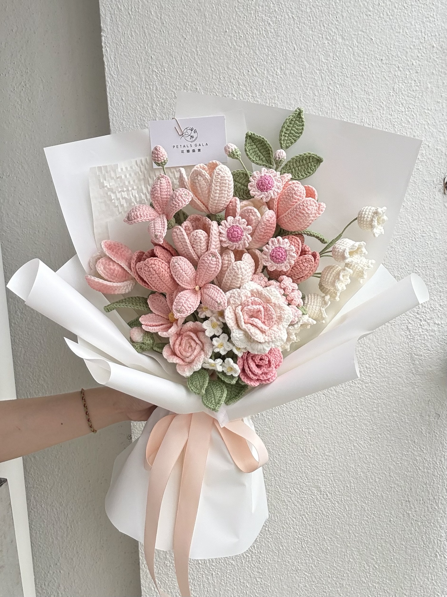 Tulip Mix Pink Theme Bouquet M Size 粉色系郁金香混搭花束 - Image 2